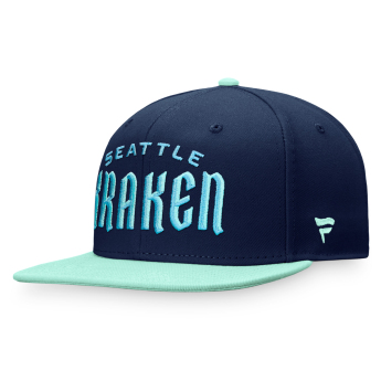 Seattle Kraken šilterica ravnog oboda Iconic Color Blocked Snapback BG