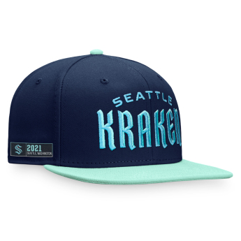 Seattle Kraken šilterica ravnog oboda Iconic Color Blocked Snapback BG
