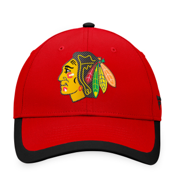Chicago Blackhawks kapa za bejzbol Defender Structured Adjustable red