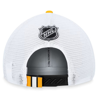 Boston Bruins kapa za bejzbol Draft 2023 Podium Trucker Adjustable Authentic Pro