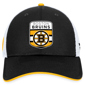 Boston Bruins kapa za bejzbol Draft 2023 Podium Trucker Adjustable Authentic Pro