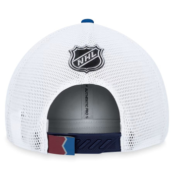 Colorado Avalanche kapa za bejzbol Draft 2023 Podium Trucker Adjustable Authentic Pro