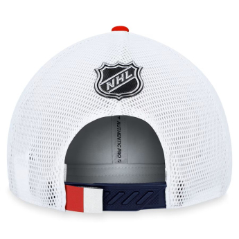 Columbus Blue Jackets kapa za bejzbol Draft 2023 Podium Trucker Adjustable Authentic Pro