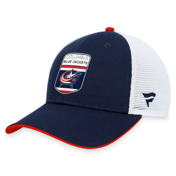 Columbus Blue Jackets kapa za bejzbol Draft 2023 Podium Trucker Adjustable Authentic Pro
