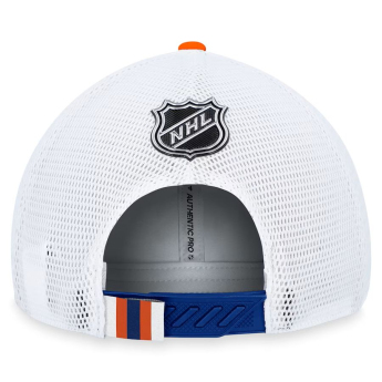 Edmonton Oilers kapa za bejzbol Draft 2023 Podium Trucker Adjustable Authentic Pro