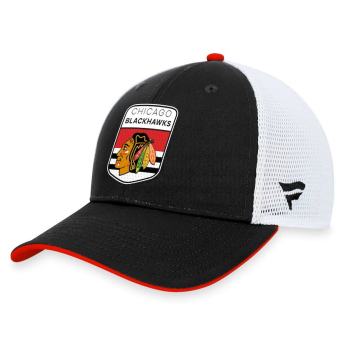 Chicago Blackhawks kapa za bejzbol Draft 2023 Podium Trucker Adjustable Authentic Pro