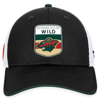 Minnesota Wild kapa za bejzbol Draft 2023 Podium Trucker Adjustable Authentic Pro