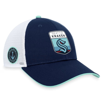 Seattle Kraken kapa za bejzbol Draft 2023 Podium Trucker Adjustable Authentic Pro