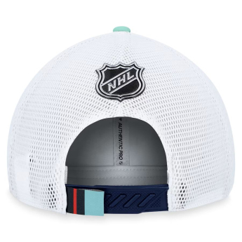Seattle Kraken kapa za bejzbol Draft 2023 Podium Trucker Adjustable Authentic Pro