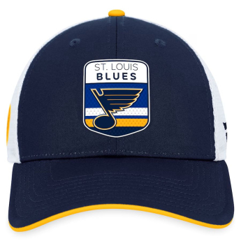 St. Louis Blues kapa za bejzbol Draft 2023 Podium Trucker Adjustable Authentic Pro