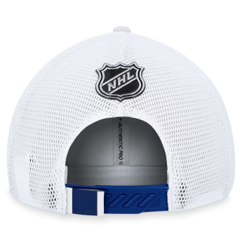 Toronto Maple Leafs kapa za bejzbol Draft 2023 Podium Trucker Adjustable Authentic Pro