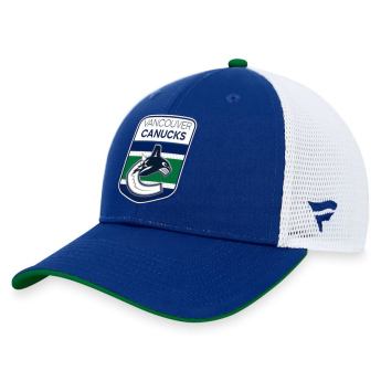Vancouver Canucks kapa za bejzbol Draft 2023 Podium Trucker Adjustable Authentic Pro