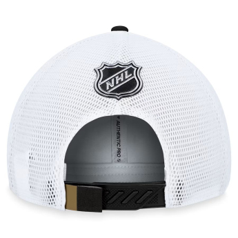 Vegas Golden Knights kapa za bejzbol Draft 2023 Podium Trucker Adjustable Authentic Pro