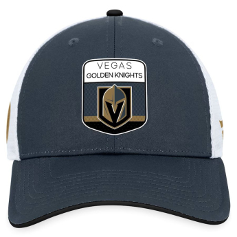 Vegas Golden Knights kapa za bejzbol Draft 2023 Podium Trucker Adjustable Authentic Pro