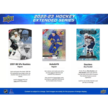 NHL boxovi NHL hokejske karte 2022-23 Upper Deck Extended Series Hobby Box