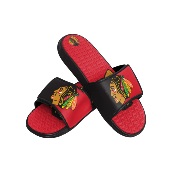 Chicago Blackhawks muške natikače Colorblock Slipper