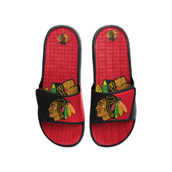 Chicago Blackhawks muške natikače Colorblock Slipper
