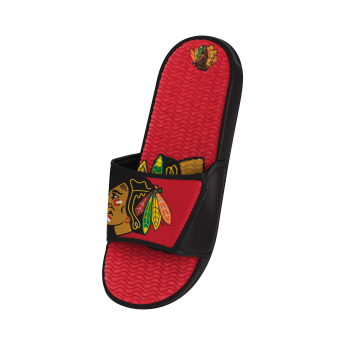 Chicago Blackhawks muške natikače Colorblock Slipper