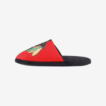 Chicago Blackhawks muške natikače Logo Staycation Slipper