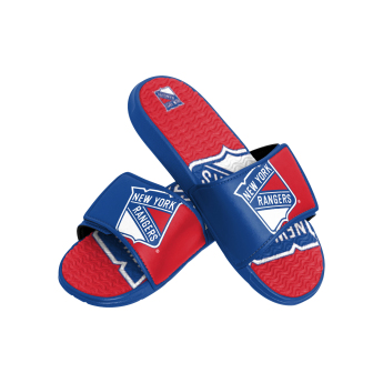 New York Rangers muške natikače Colorblock Slipper