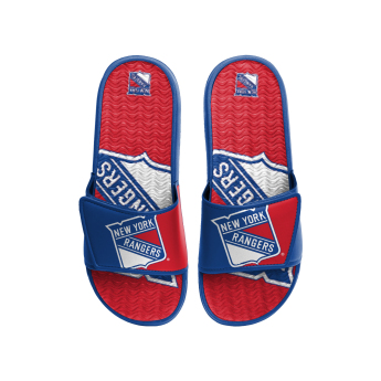 New York Rangers muške natikače Colorblock Slipper