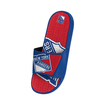 New York Rangers muške natikače Colorblock Slipper