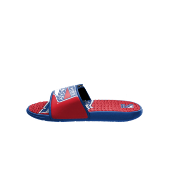 New York Rangers muške natikače Colorblock Slipper