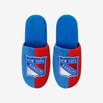 New York Rangers muške natikače Logo Staycation Slipper