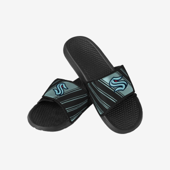 Seattle Kraken muške natikače Legacy Velcro Sport Slide Slipper