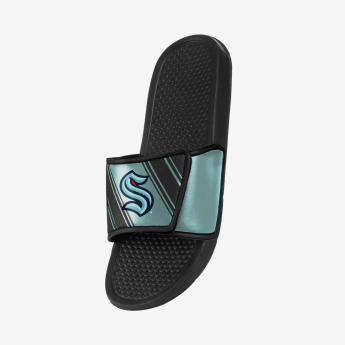 Seattle Kraken muške natikače Legacy Velcro Sport Slide Slipper