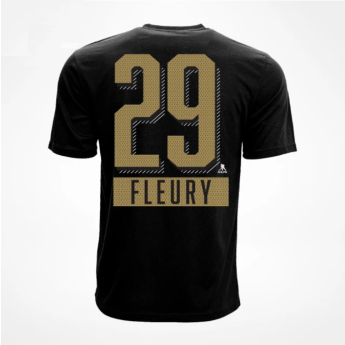 Vegas Golden Knights muška majica Marc-Andre Fleury Icing TEE black