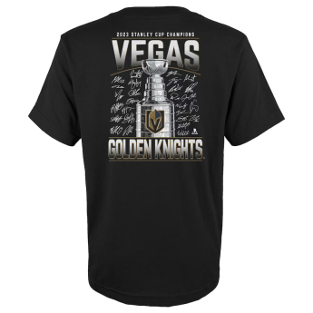Vegas Golden Knights dječja majica 2023 Stanley Cup Champions Signature Roster