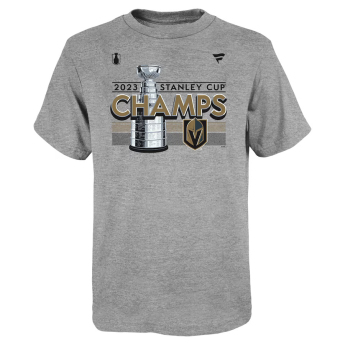 Vegas Golden Knights dječja majica 2023 Stanley Cup Champions Locker Room grey