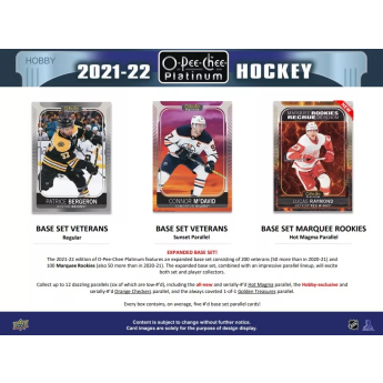 NHL boxovi NHL hokejske karte 2021-22 Upper Deck O-Pee-Chee Platinum Hobby Box