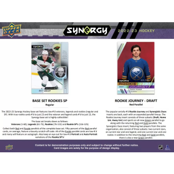 NHL boxovi NHL hokejske karte 2022-23 Upper Deck Synergy Hobby Box