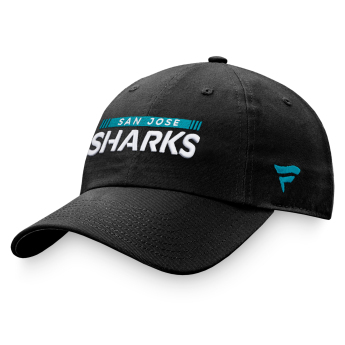 San Jose Sharks kapa za bejzbol Unstr Adj Black