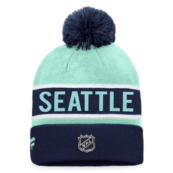 Seattle Kraken zimske kape Traditional Navy-Icy Blue