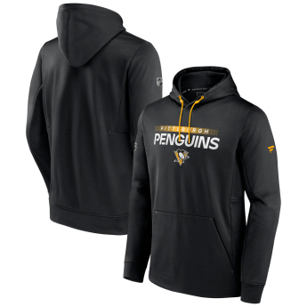Pittsburgh Penguins muška majica s kapuljačom RINK Performance Black-Yellow Gold