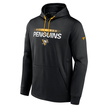 Pittsburgh Penguins muška majica s kapuljačom RINK Performance Black-Yellow Gold