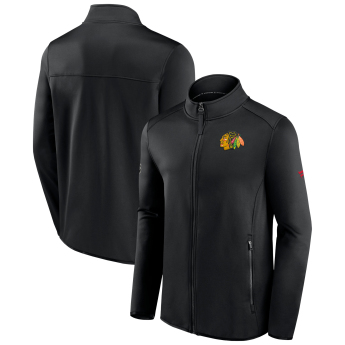 Chicago Blackhawks muška jakna RINK Fleece Jacket Black-Black