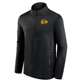 Chicago Blackhawks muška jakna RINK Fleece Jacket Black-Black