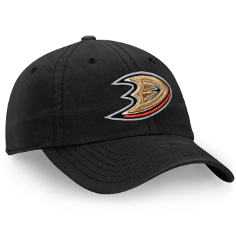 Anaheim Ducks kapa za bejzbol NHL Core Black Curved Unstructured Strapback Cap