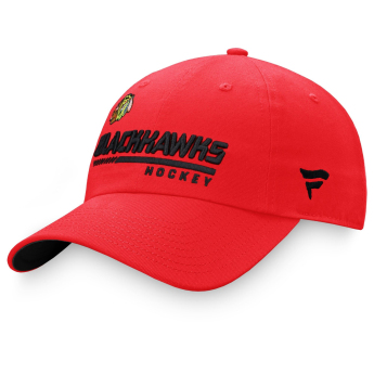 Chicago Blackhawks kapa za bejzbol Authentic Pro Locker Room Curved Unstructured Red
