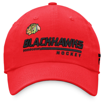 Chicago Blackhawks kapa za bejzbol Authentic Pro Locker Room Curved Unstructured Red