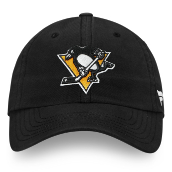 Pittsburgh Penguins kapa za bejzbol NHL Core Black Curved Unstructured