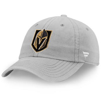 Vegas Golden Knights kapa za bejzbol NHL Core Grey Curved Unstructured Strapback Cap