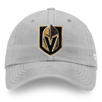 Vegas Golden Knights kapa za bejzbol NHL Core Grey Curved Unstructured Strapback Cap