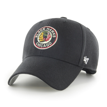 Chicago Blackhawks kapa za bejzbol Sure Shot Snap ’47 MVP black old