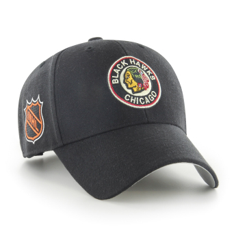 Chicago Blackhawks kapa za bejzbol Sure Shot Snap ’47 MVP black old