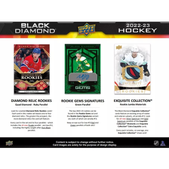 NHL boxovi NHL hokejske karte 2022-23 Upper Deck Black Diamond Hobby Box